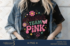 Auntie’s Team Pink PNG |Gender Reveal Party Product Image 2