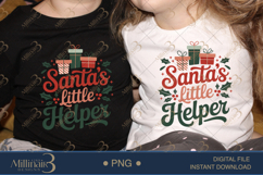 Santa’s Little Helper PNG | Cute Christmas Sublimation Desig Product Image 2