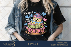 I’m Just Here for the Gender Reveal Cake PNG |Gender Reveal Product Image 2
