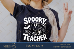 Spooky Teacher Svg,Spooky Teacher Era Svg,Halloween Spooky T Product Image 2