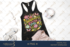 Wildflower Energy Only PNG, Watercolor Floral Design with Bu Product Image 2