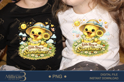 Little Ray of Sunshine PNG Cute Baby Chick Design, Spring Su Product Image 2