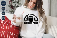 Somebody's Loud Mouth Softball Mama SVG |Football Game Day Product Image 2