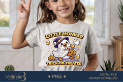 Little Honker Trick or Treater PNG, Cute Halloween Goose PNG Product Image 2