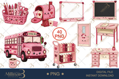 Valentine Classroom Clipart Product Image 3
