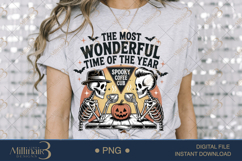 Skeletons Drinking Coffee, Retro Halloween |Funny Halloween Product Image 3