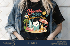 Beach Boss Summer Crew PNG, Cute Dental Assistant Summer Vac Product Image 3