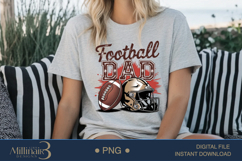 Football Dad PNG Game Day Png Sublimation for Sports Dads Product Image 3