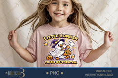 Little Honker Trick or Treater PNG, Cute Halloween Goose PNG Product Image 3