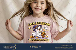Little Honker Trick or Treater PNG, Cute Halloween Goose PNG Product Image 3