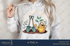 Let’s Get Dirty PNG | Funny Garden Clipart for Plant Lovers Product Image 3