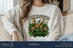 Safari Squad PNG Sublimation|Students School Png Product Image 3