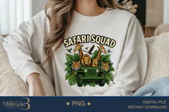 Safari Squad PNG Sublimation|Students School Png Product Image 3