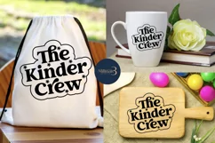 The Kinder Crew SVG PNG|Teacher Appreciati |Teacher Life Product Image 3