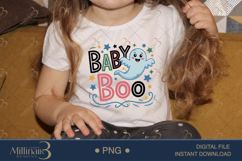 Baby Boo PNG |Cute Halloween Baby Design Product Image 1