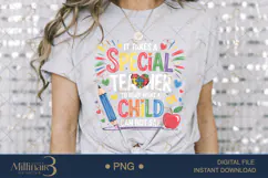 It Takes A Special Teacher PNG| Puzzle Piece Autism Awarenes Product Image 3