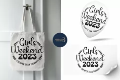 Girl's Trip Cheaper Than Therapy 2023 SVG PNG|Vacation SVG Product Image 3