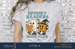 Spooky Readers Book Club PNG | Halloween Bookish Clipart Product Image 3