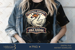 Proudly Honking Since 1776 PNG, Funny Patriotic Goose Sublim Product Image 3