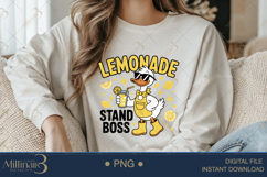 Lemonade Stand Boss PNG |Funny Summer Goose Clipart Product Image 2