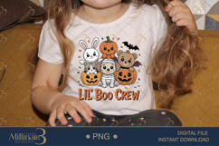 Lil Boo Crew PNG |Cute Halloween Group Design for Kids Product Image 3