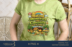 Making Memories One Campsite at a Time PNG, Retro Camping Su Product Image 3
