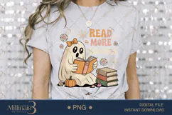 Halloween Book Club PNG | Halloween & Fall Sublimat Product Image 3