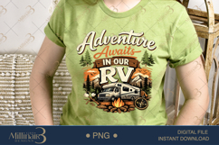 Adventure Awaits in Our RV PNG, Camping Sublimation Design, Product Image 3