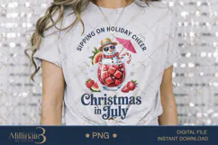 Summer Vibes Christmas in July PNG Sublimation Product Image 3