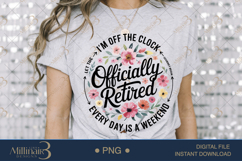 Officially Retired PNG |Retirement Party Product Image 3