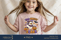 Too Sweet to Scare PNG, Cute Halloween Goose Digital Downloa Product Image 3