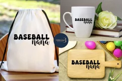 Baseball NanaSVG PNG Sublimation |Football Game | Baseball Product Image 3