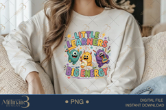 Little Learners Big Energy PNG, Cute Preschool Teacher Desig Product Image 3