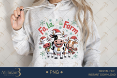 Fa La La La Farm Christmas PNG | Funny Farm Animal Holiday Product Image 3
