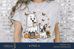 Halloween Dog Mom Club PNG |Ghost Dog, Pumpkin Pu Product Image 3