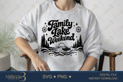 Family Lake Weekend 2026 SVG PNG, Matching Vacation Shirt Product Image 3
