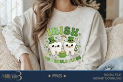Irish You Would Floss PNG, Funny St Patricks Day Dentist Des Product Image 3