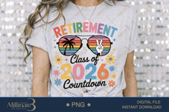 Funny Retirement Class of 2026 PNG |Retirement Party Clipa Product Image 3