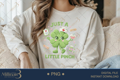 Just A Little Pinch PNG, St Patricks Day Nurse Shamrock PNG Product Image 3