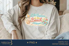 Life’s Better at the Beach PNG, Crochet Beach Sublimation De Product Image 3
