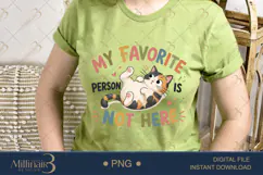 My Favorite Person Is Not Here PNG, Funny Cat Lover Sublimat Product Image 3