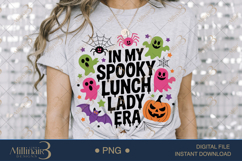 In My Spooky Lunch Lady Era PNG|Funny School Cafeteria Staf Product Image 3