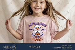 Little Boo Goose PNG, Cute Halloween Goose PNG, Ghost Goose Product Image 3
