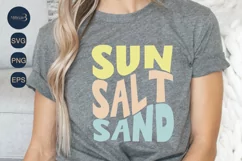 Sun Salt Sand SVG PNG Sublimation |Summer Reunion Family Tri Product Image 3