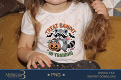 Treat Bandit In Training PNG Halloween Kids Design Product Image 3