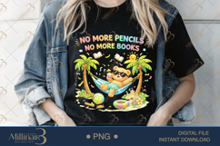 No More Pencils No More Books PNG Funny End of School Clipa Product Image 3