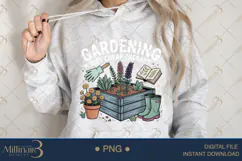 Gardening Dirt Cheap Therapy PNG | Funny Plant Lover Clipart Product Image 3