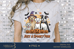 Just A Spooky Paw PNG |Ghost Dog, Pumpkin Pu Product Image 3