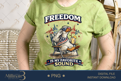 reedom Is My Favorite Sound PNG, Funny Patriotic Goose Subli Product Image 3