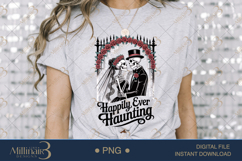 Happily Ever Haunting PNG| Halloween Couple Png Product Image 2